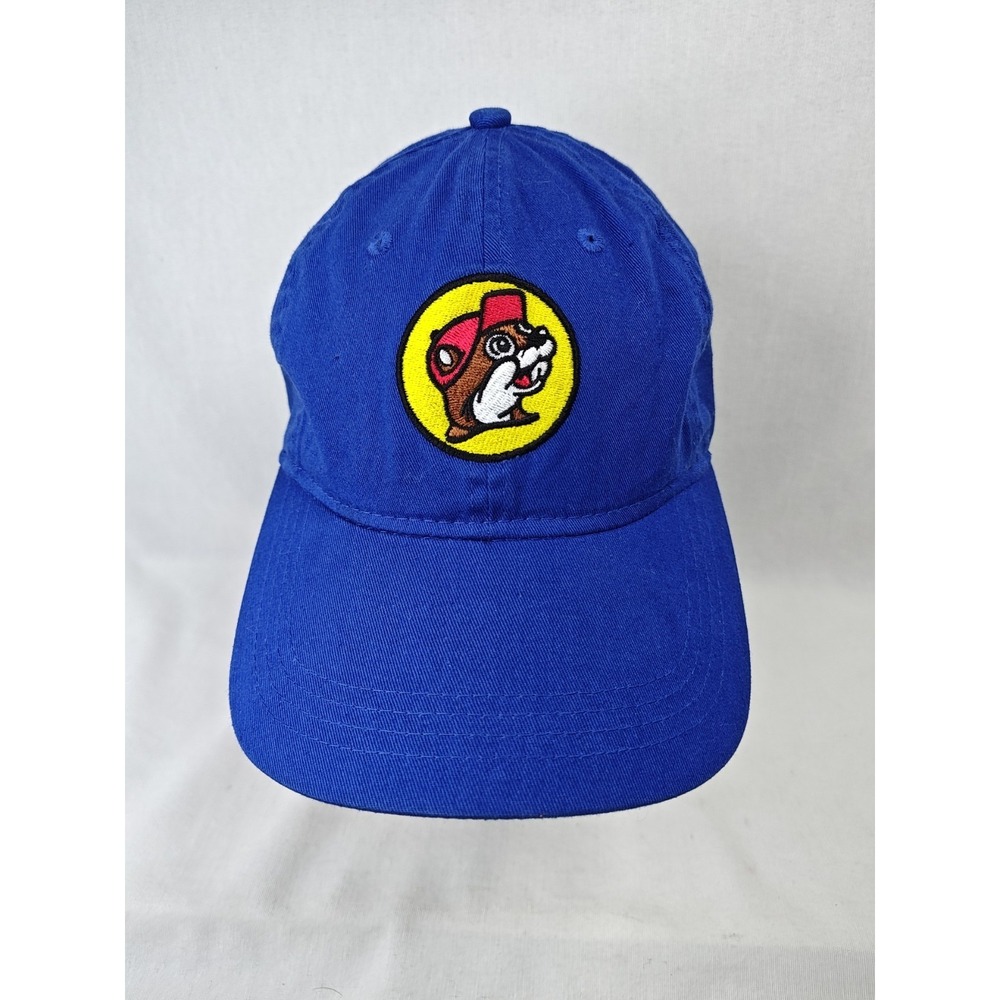 Bucees‎ Beaver Hat Gas Station Cap Blue Cotton Dad Strap Back Adjustable